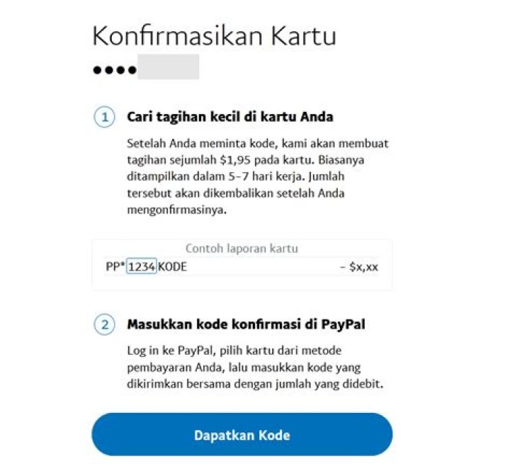 Apakah bisa membuat PayPal dengan kartu debit?