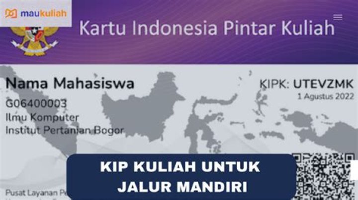 Apakah USU menerima KIP kuliah jalur mandiri?