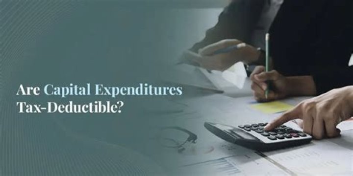 Are capital expenditures tax deductible?