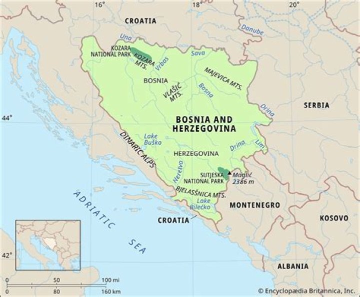 Are Croatia and Bosnia the same?