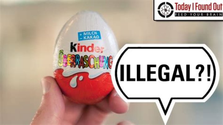 Are Kinder Eggs illegal in the USA?