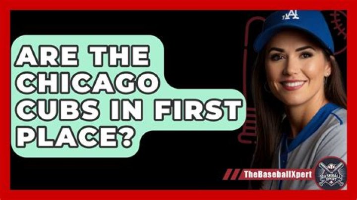 Are the Cubs in first place?