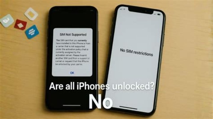 Are the iPhones unlocked?