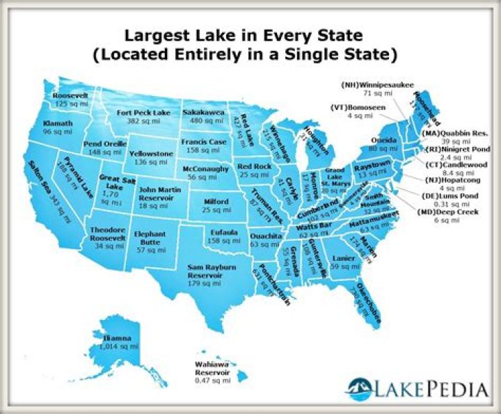 Are there any natural lakes in California?