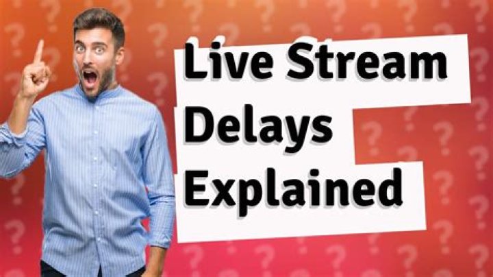 Are YouTube streams delayed?