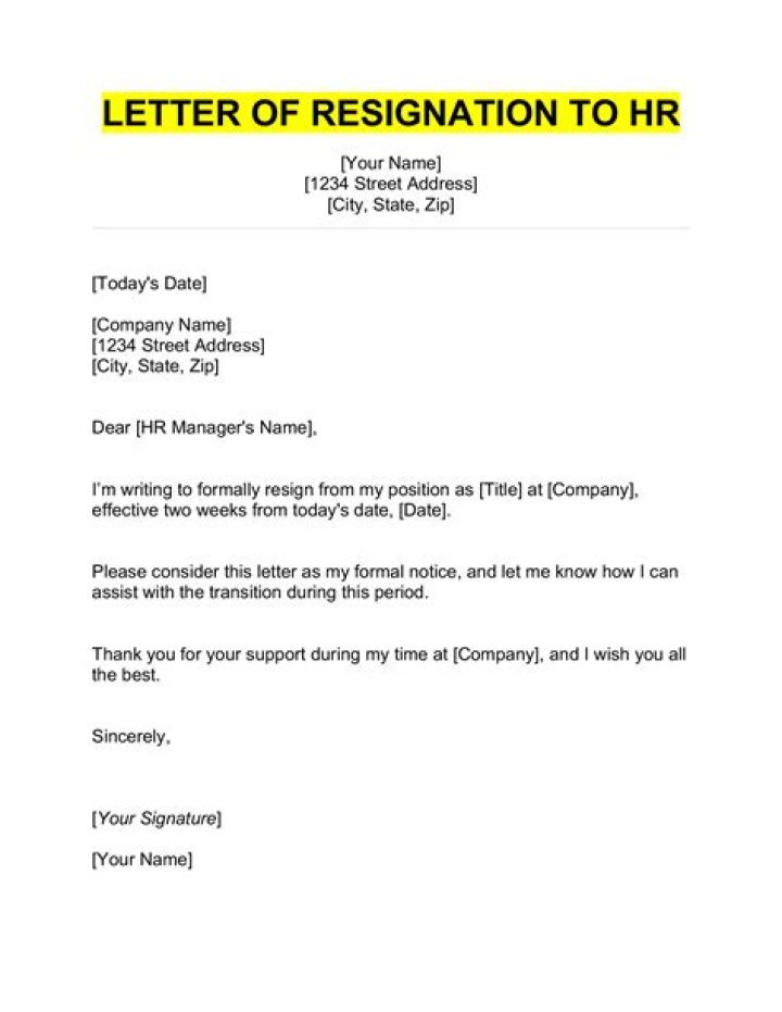 Can a company deny resignation?