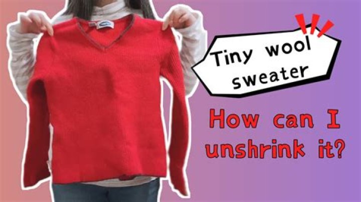 Can a dry cleaner Unshrink a sweater?