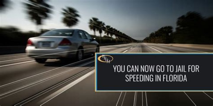 Can a minor go to jail for speeding?