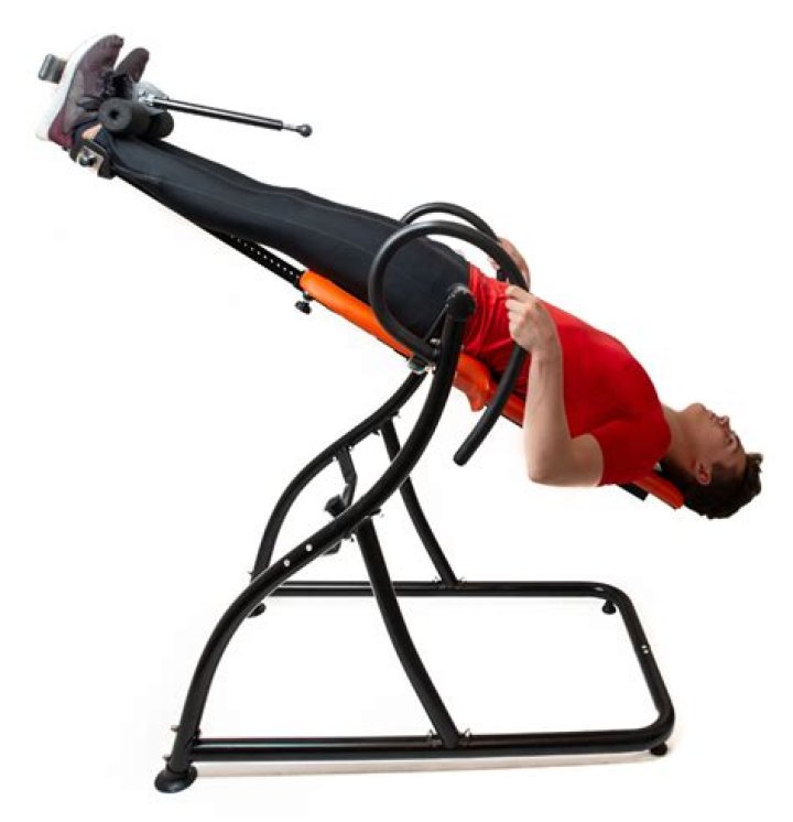 Can a person with high blood pressure use an inversion table?
