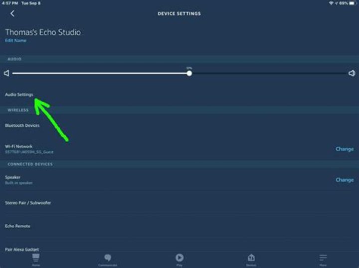 Can Alexa adjust bass and treble?