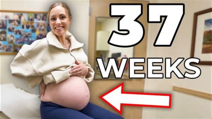 Can barely walk 37 weeks pregnant?