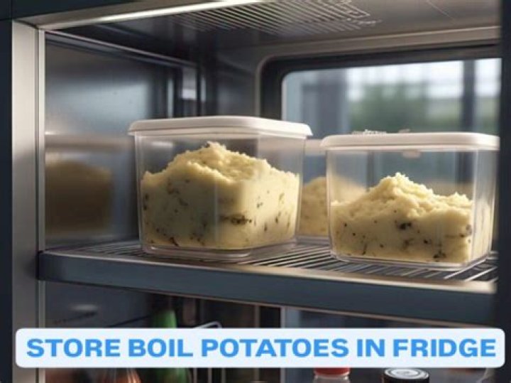 Can boiled potatoes be kept in the fridge?