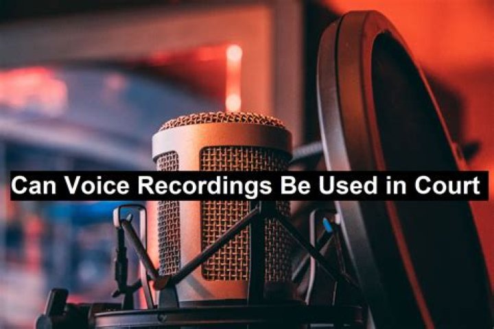 Can call recordings be used in court?