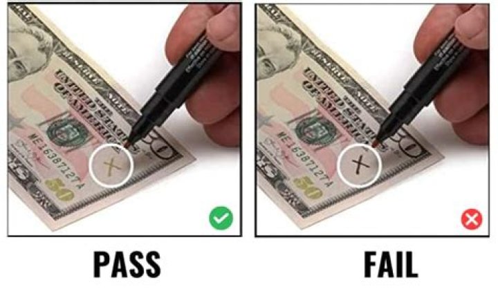 Can fake bills pass the marker test?