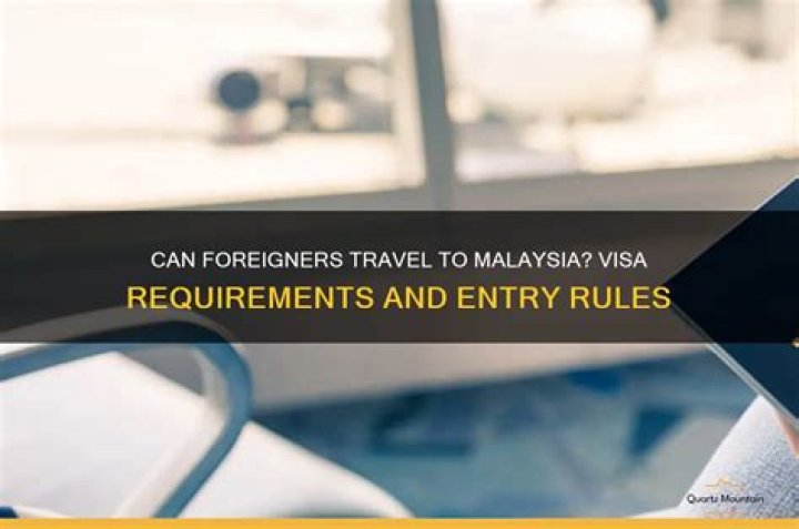 Can foreigners enter Sabah?