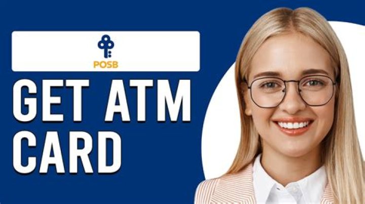 Can I apply POSB ATM card online?