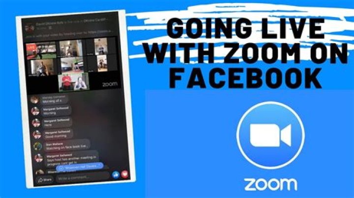 Can I broadcast zoom on Facebook Live?
