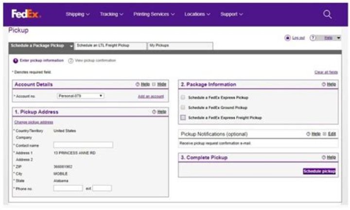 Can I call FedEx for a pickup?