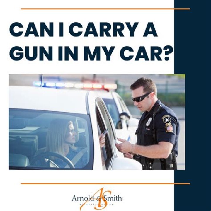 Can I carry a gun in my car without CCW?