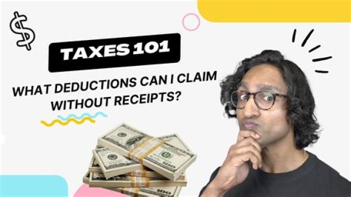 Can I claim donation without receipt?