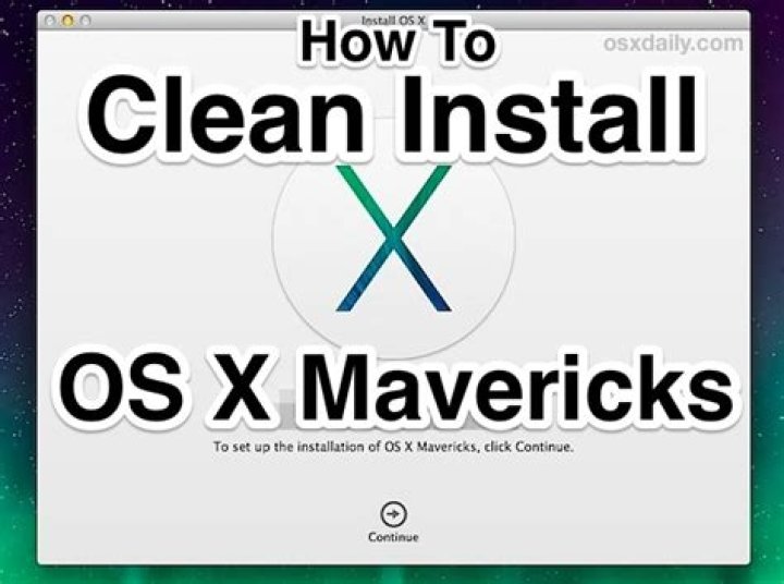 Can I delete install OS X Mavericks?