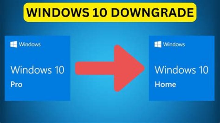 Can I downgrade Windows 10 to Windows XP?