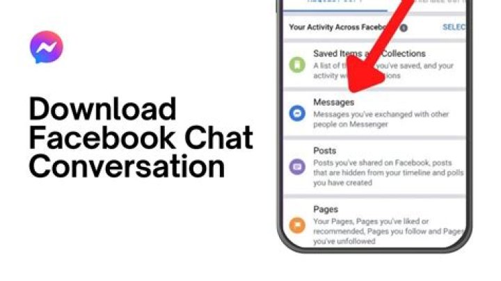 Can I download conversation from Facebook?