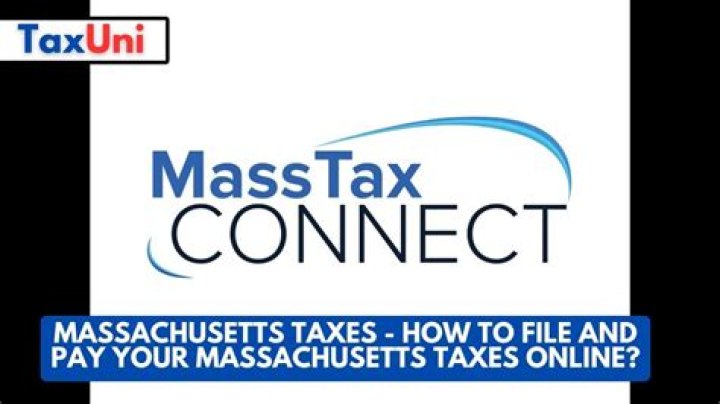 Can I file Massachusetts taxes online?
