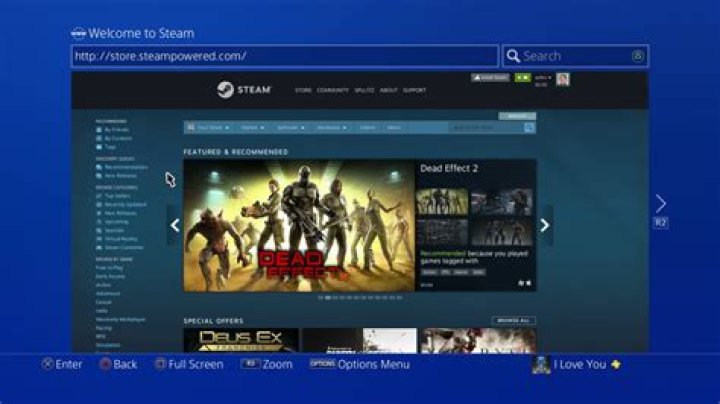 Can I play games on Steam with a ps4 controller?