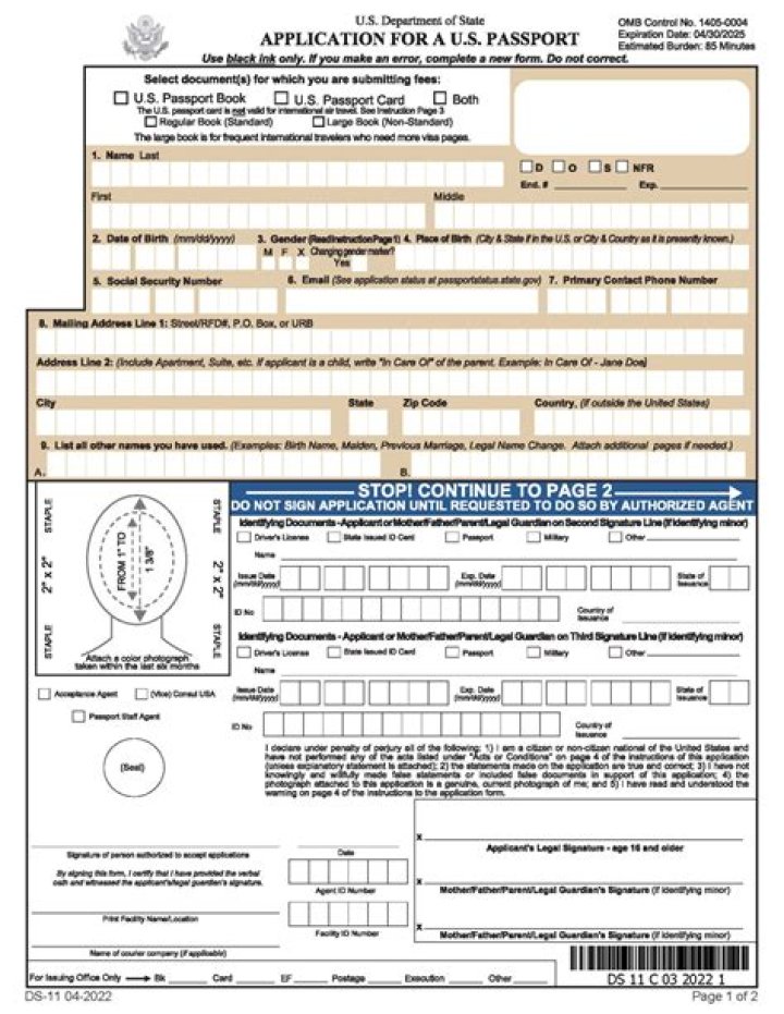 Can I print passport application Double Sided?