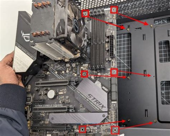 Can I put a Dell motherboard in a new case?