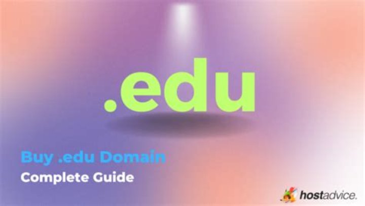 Can I register an EDU domain?