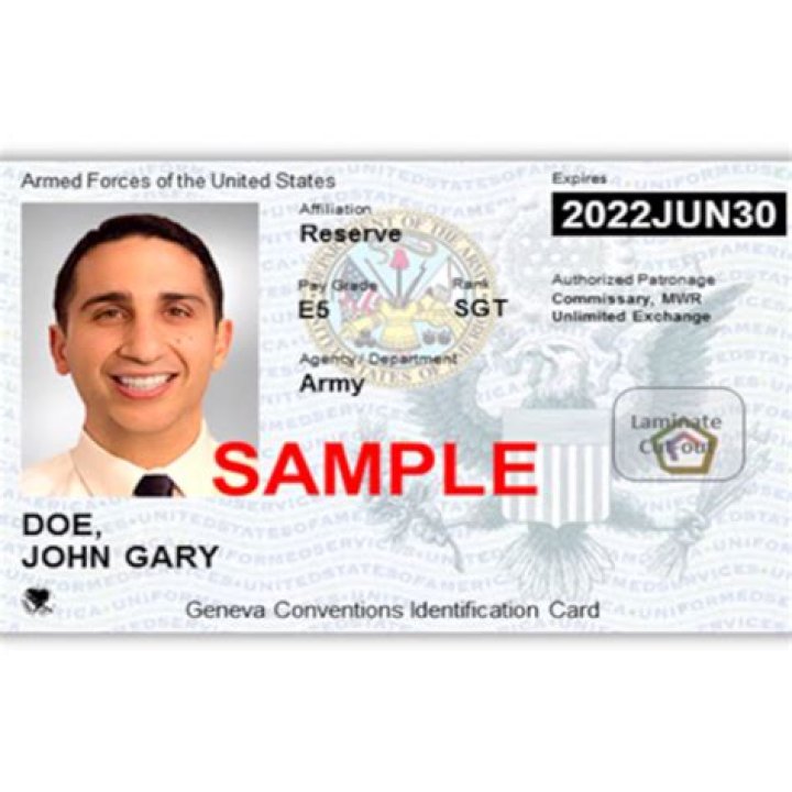 Can I scan my military ID?