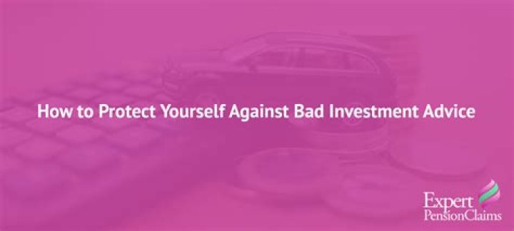Can I sue for bad investment advice?