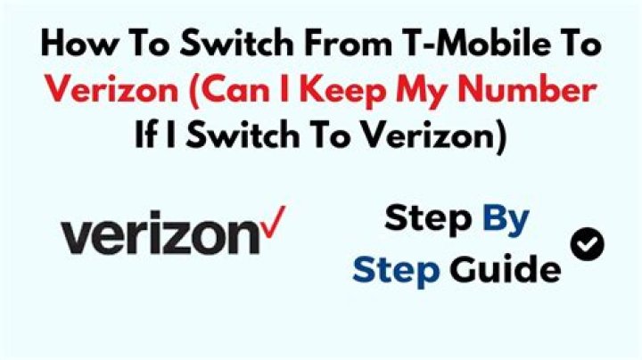 Can I switch from Tmobile to Verizon and keep my phone?