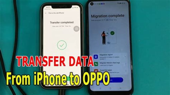 Can I transfer data from iPhone to oppo?