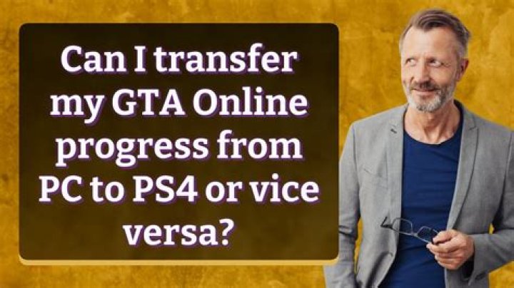 Can I transfer my GTA character from ps4 to PC?