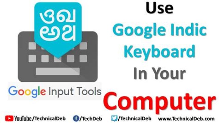 Can I use Google Indic keyboard in your computer?