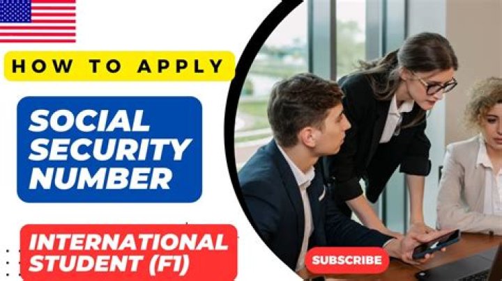 Can international students apply for Social Security number?