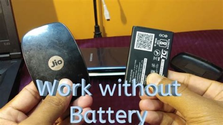 Can JioFi work without battery?