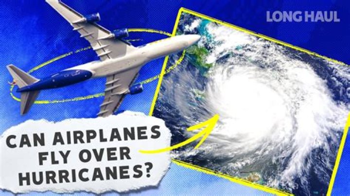 Can planes fly over typhoons?