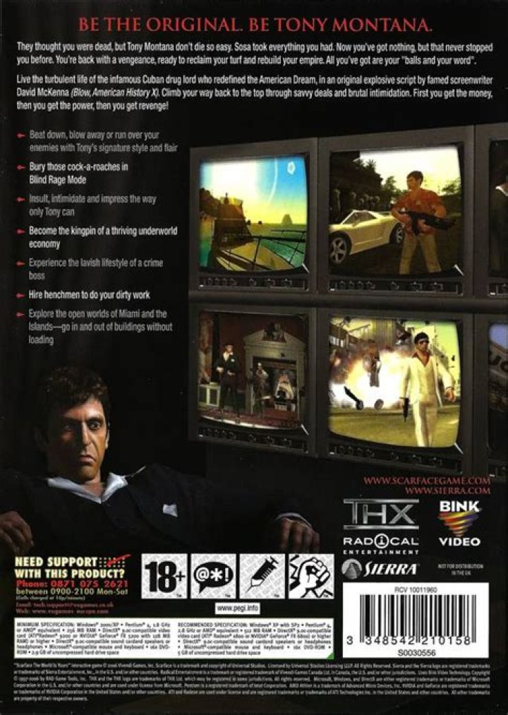 Can Scarface play on Xbox 360?