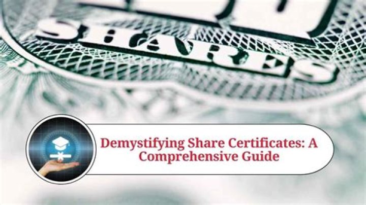 Can share certificates be electronic?