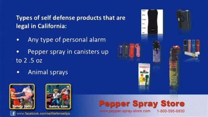 Can teachers carry pepper spray in California?