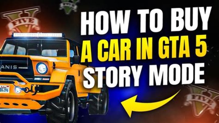 Can u sell cars in GTA 5 story mode?