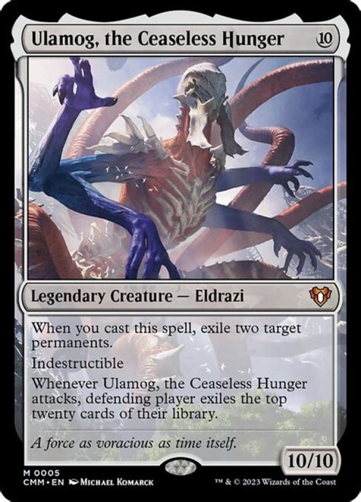 Can Ulamog be a commander?