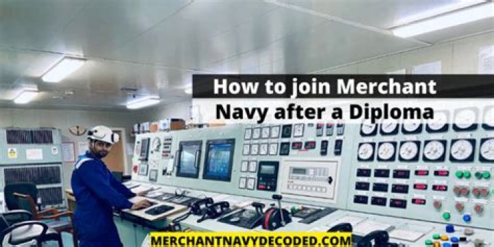 Can we join Merchant Navy after diploma in mechanical?