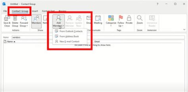 Can you add a contact to a distribution group?