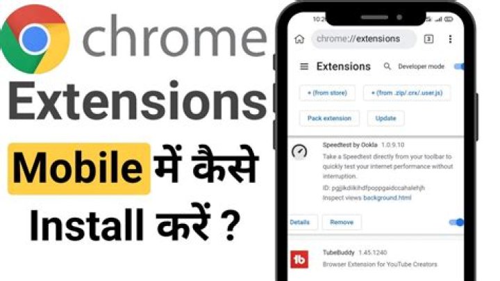 Can you add extensions to Chrome on Android?