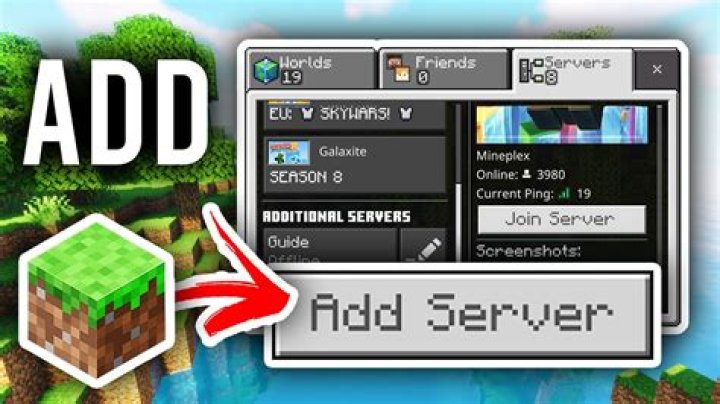 Can you add Servers on Minecraft PE?